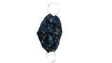 Washable Reusable Cotton 2 Layer Mask (Unisex) Blue Floral Print